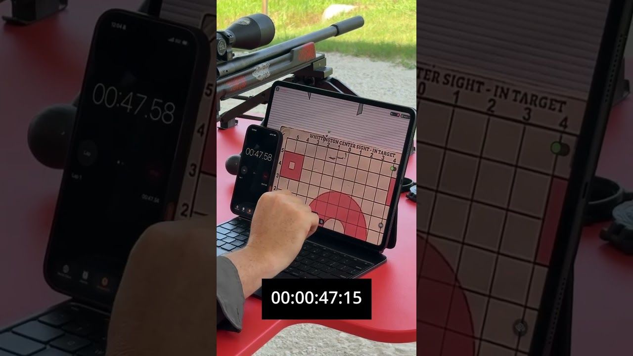 Longshot app used to zero a rifle in under two minutes