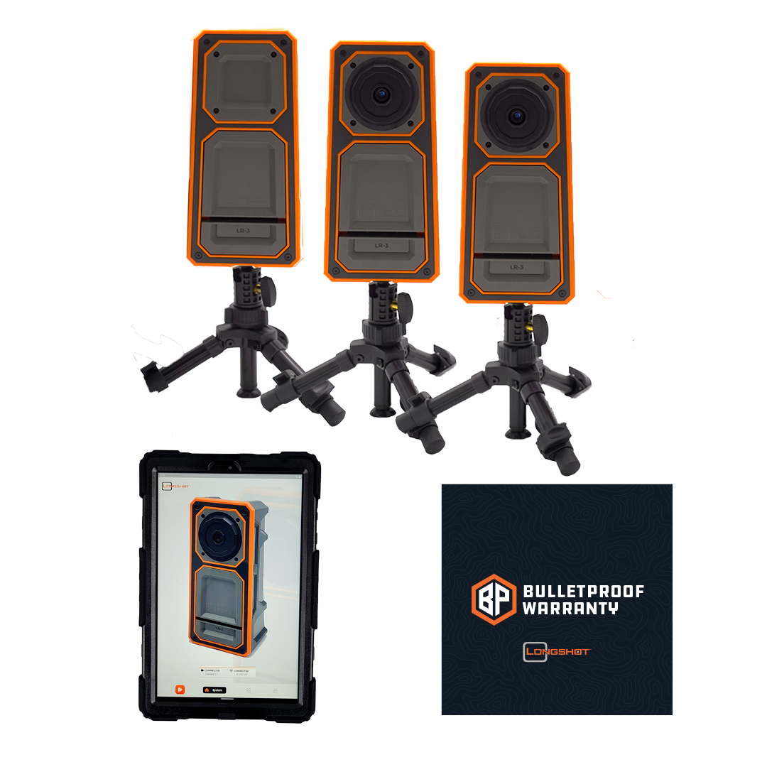 Longshot LR-3 2 Camera Kit | Longshot Tablet | 2 Free Bulletproof Warranties