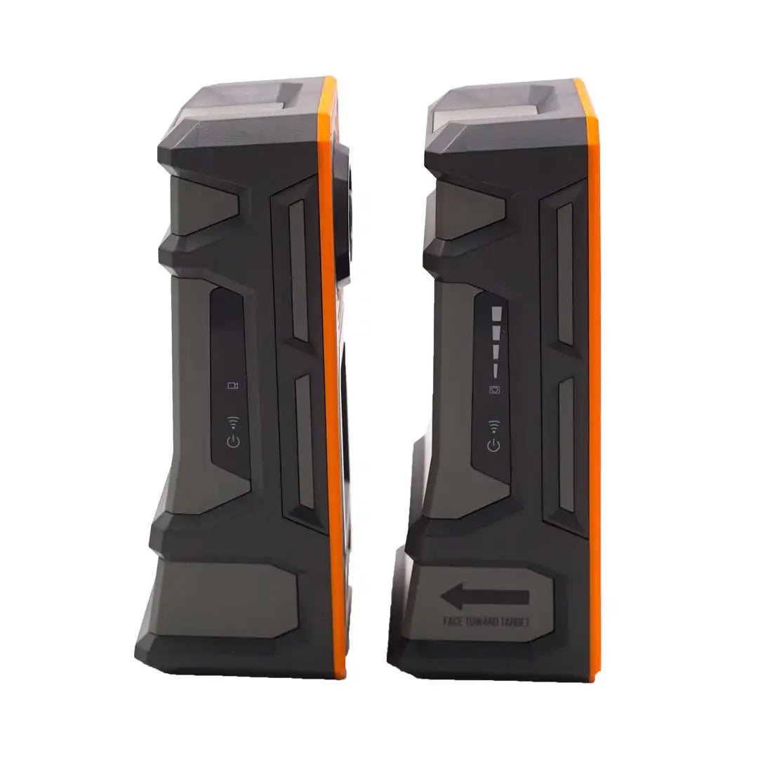 Side view of the Longshot LR-3 target camera and receiver