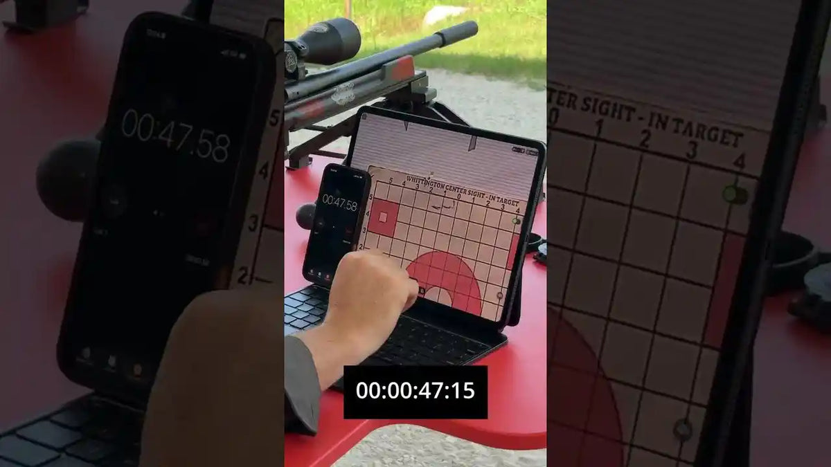 Longshot app used to zero a rifle in under two minutes