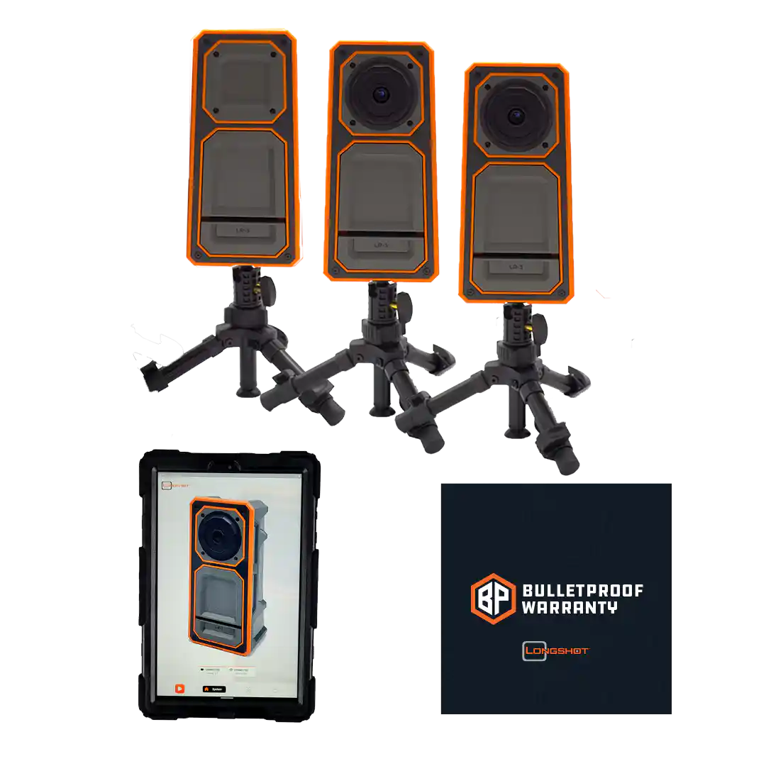 Longshot LR-3 2 Camera Kit | Longshot Tablet | 2 Free Bulletproof Warranties