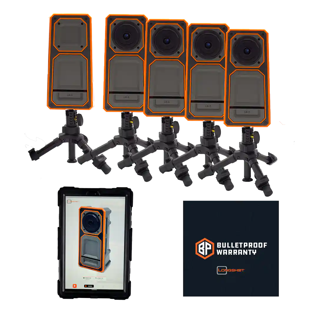 Longshot LR-3 4 Camera Kit | Longshot Tablet | 4 Free Bulletproof Warranties