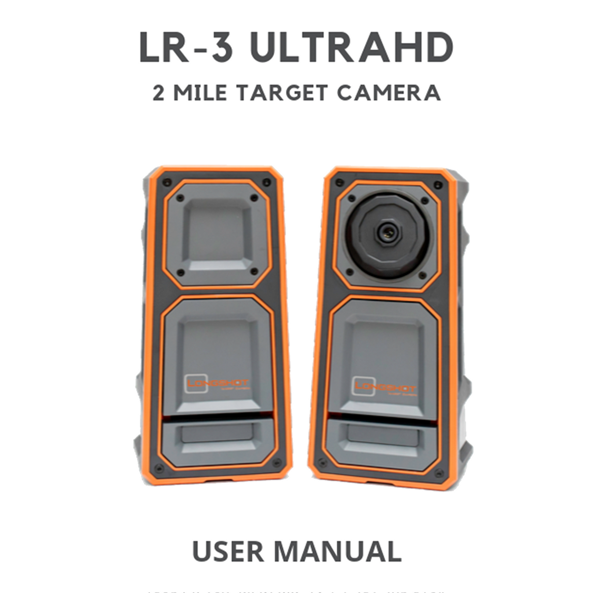 Target Shooting Camera Manuals TargetVision Downloads Longshot