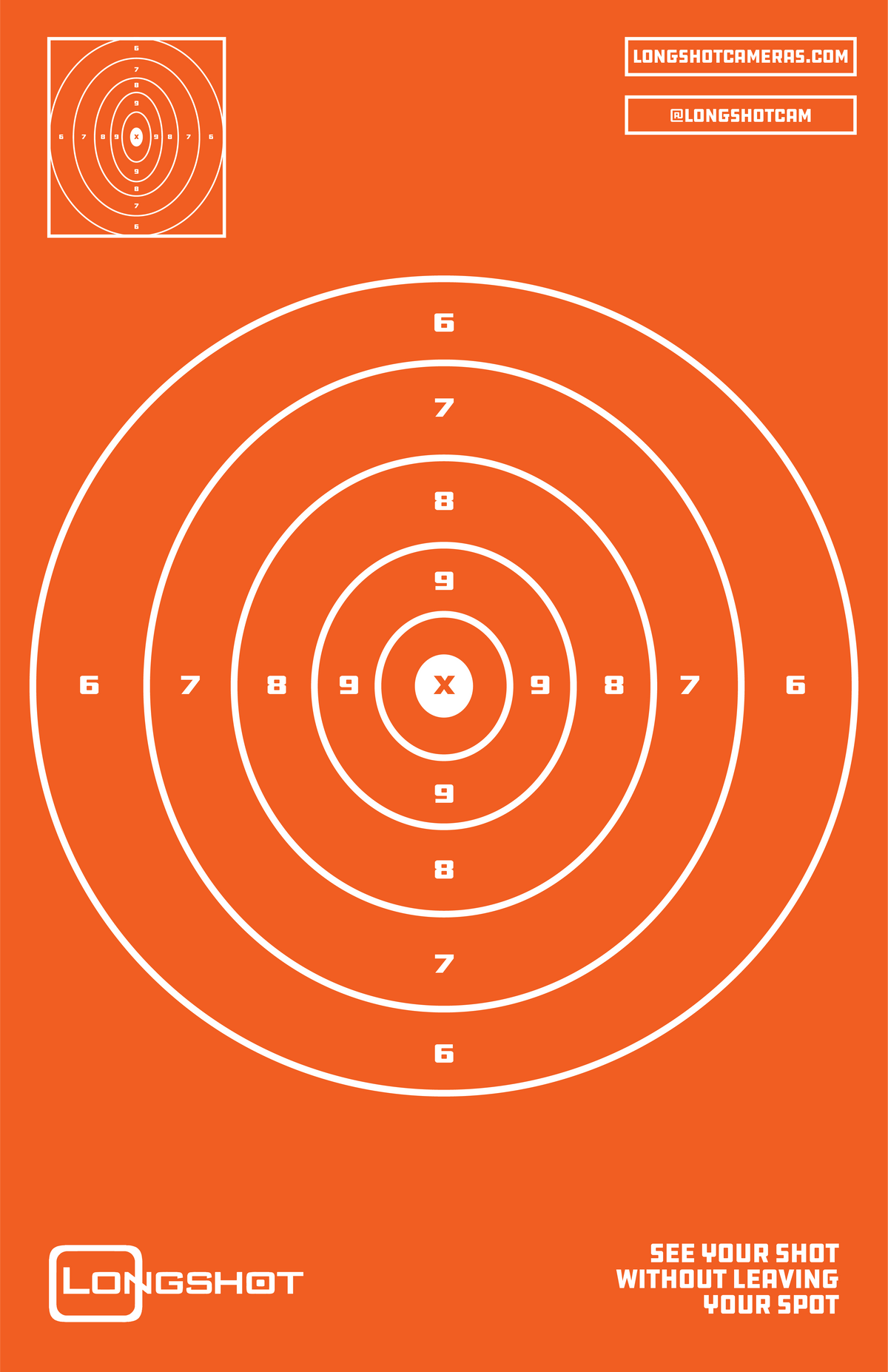 Longshot Bullseye Target