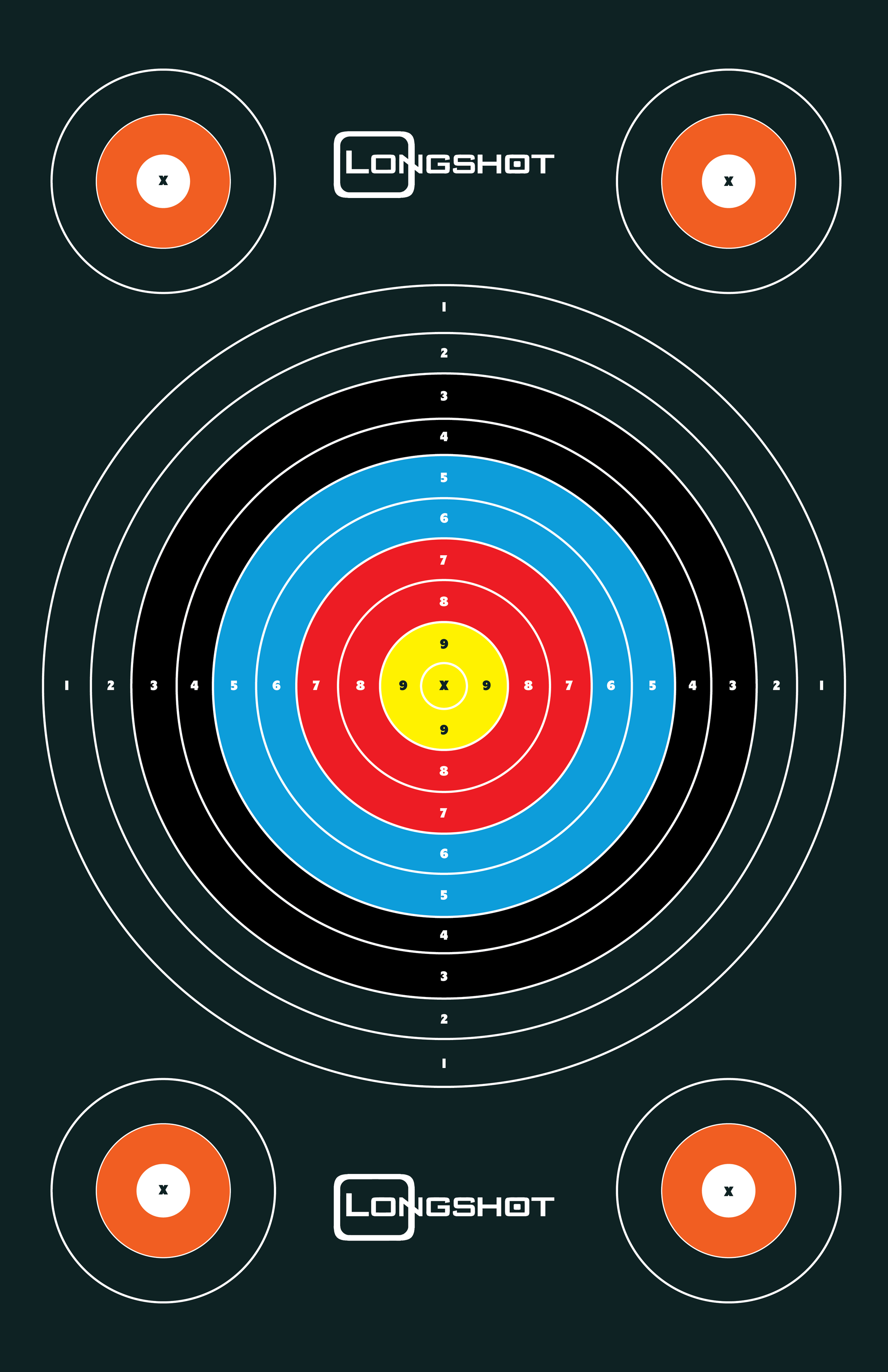 Longshot Mini Bullseye Target